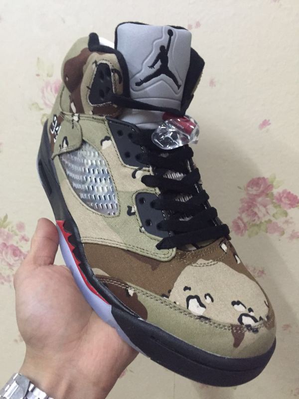 Air Jordan 5 Camo Supreme 824371 201